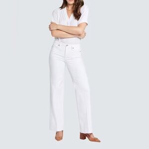 NYDJ - NWT Teresa White Wide Leg Stretch Jeans